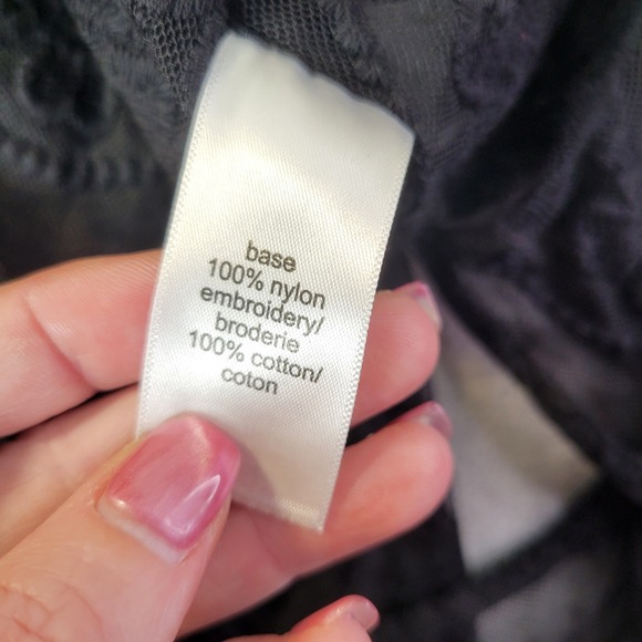 Maurices Womens One Size Black Sheer Lace‎ Open Front Kimono Cardigan Gothic - Picture 5 of 9